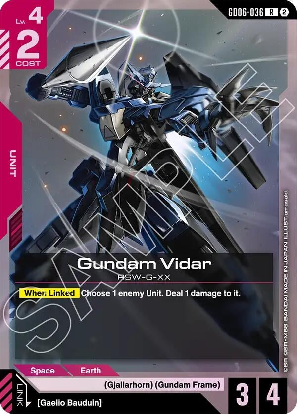 Image for Gundam Vidar (GD06-036) [Stardust Trails] - Gundam Card Game