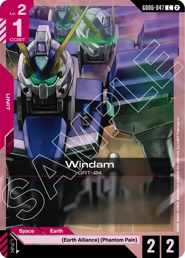 Image for Windam (GD06-047) [Stardust Trails] - Gundam Card Game