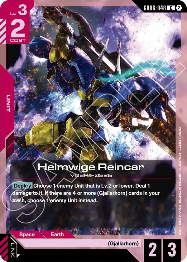 Image for Helmwige Reincar (GD06-048) [Stardust Trails] - Gundam Card Game