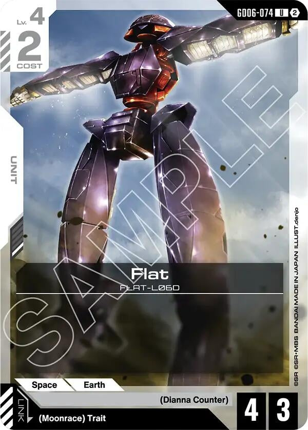 Image for Flat (GD06-074) [Stardust Trails] - Gundam Card Game