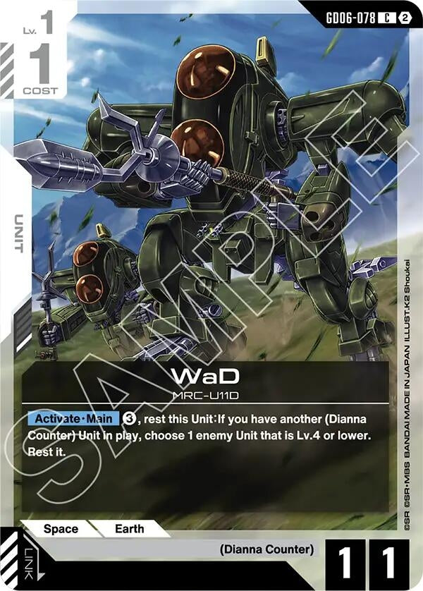 Image for WaD (GD06-078) [Stardust Trails] - Gundam Card Game