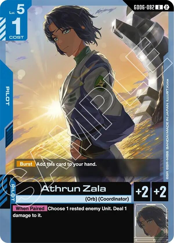 Image for Athrun Zala (GD06-082) [Stardust Trails] - Gundam Card Game