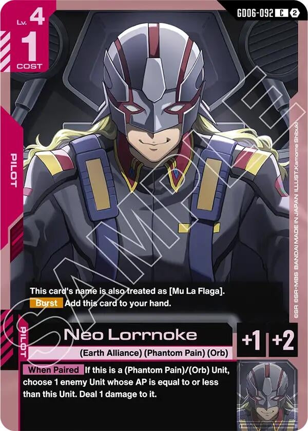 Image for Neo Lorrnoke (GD06-092) [Stardust Trails] - Gundam Card Game