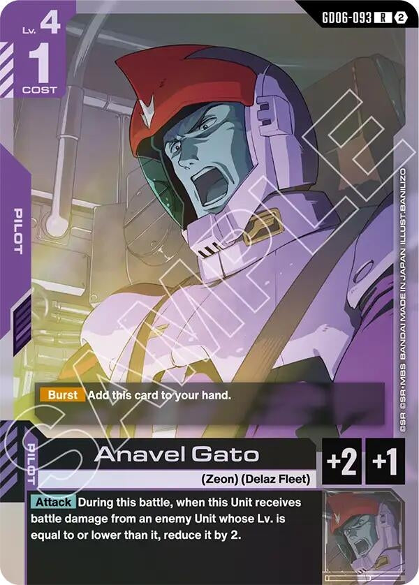Image for Anavel Gato (GD06-093) [Stardust Trails] - Gundam Card Game