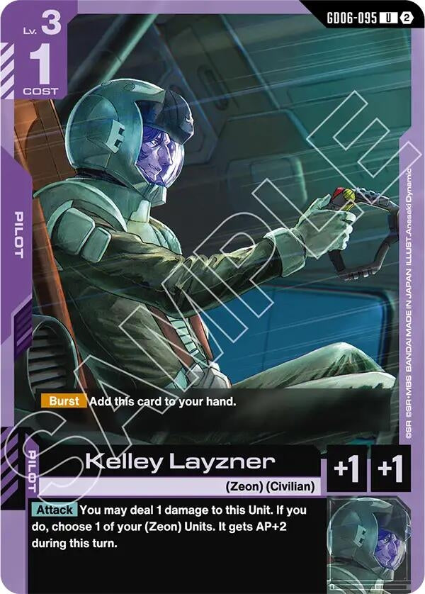 Image for Kelley Layzner (GD06-095) [Stardust Trails] - Gundam Card Game