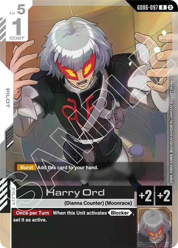 Image for Harry Ord (GD06-097) [Stardust Trails] - Gundam Card Game