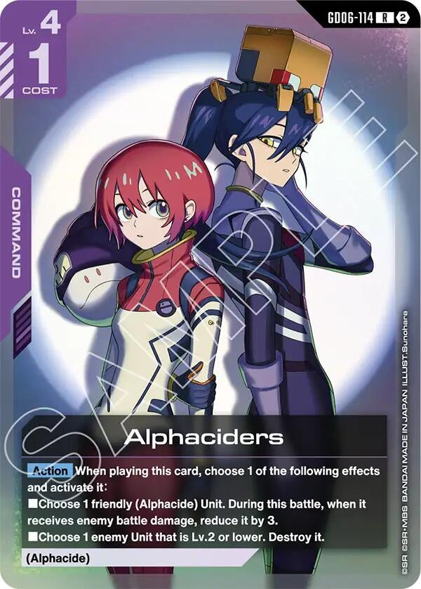 Image for Alphaciders (GD06-114) [Stardust Trails] - Gundam Card Game