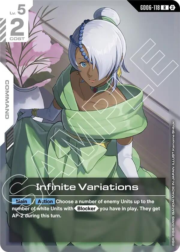 Image for Infinite Variations (GD06-118) [Stardust Trails] - Gundam Card Game