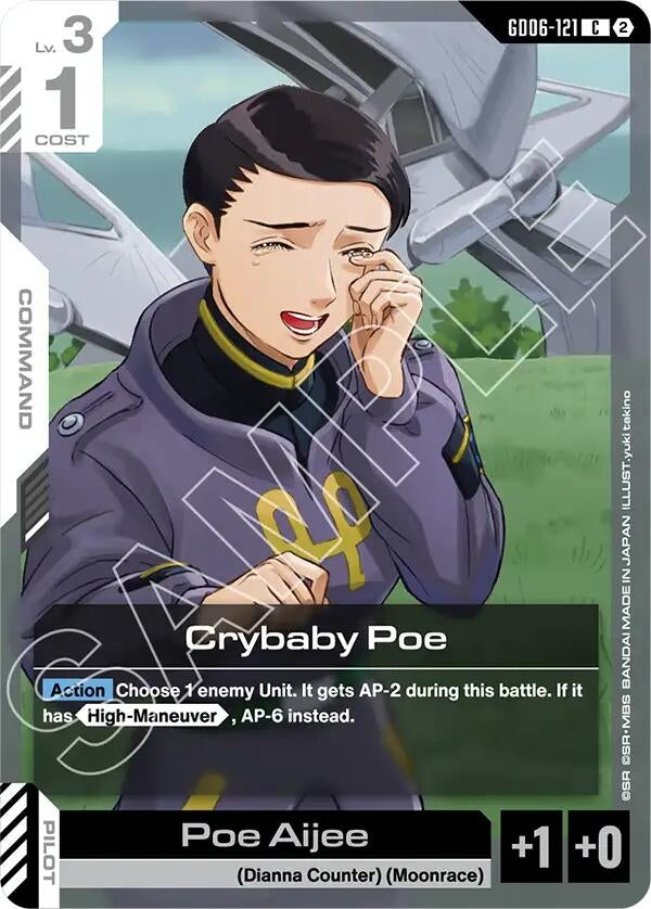 Image for Crybaby Poe (GD06-121) [Stardust Trails] - Gundam Card Game