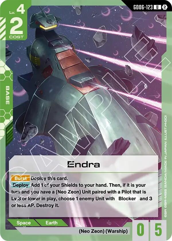 Image for Endra (GD06-123) [Stardust Trails] - Gundam Card Game