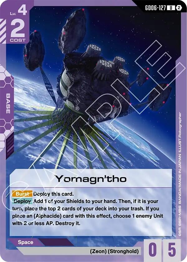 Image for Yomagn'tho (GD06-127) [Stardust Trails] - Gundam Card Game