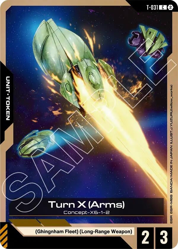 Image for Turn X (Arms) (T-031) Token (T-031) [Stardust Trails] - Gundam Card Game
