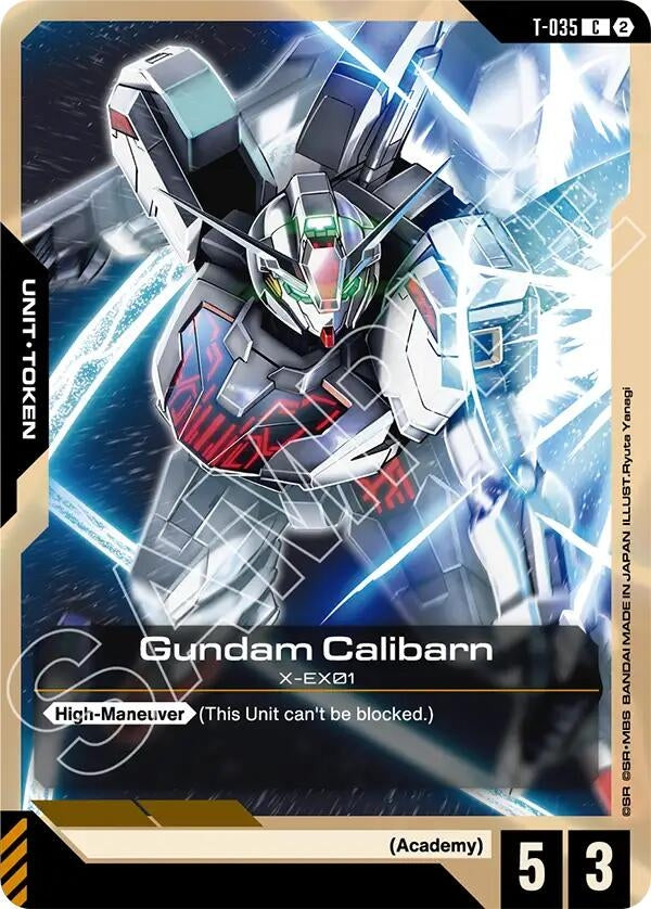 Image for Gundam Calibarn (T-035) Token (T-035) [Stardust Trails] - Gundam Card Game