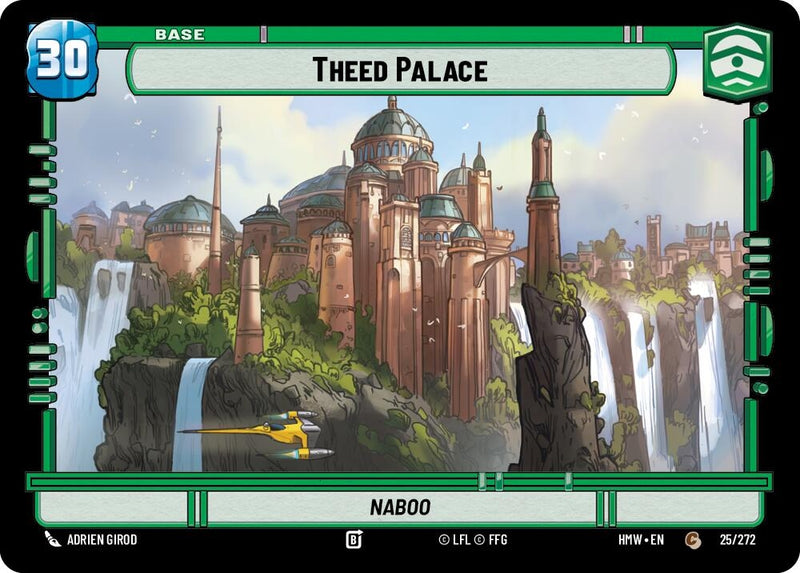 Image for Theed Palace // Weakness (25/272 // T02/05) [Homeworlds] - Star Wars: Unlimited