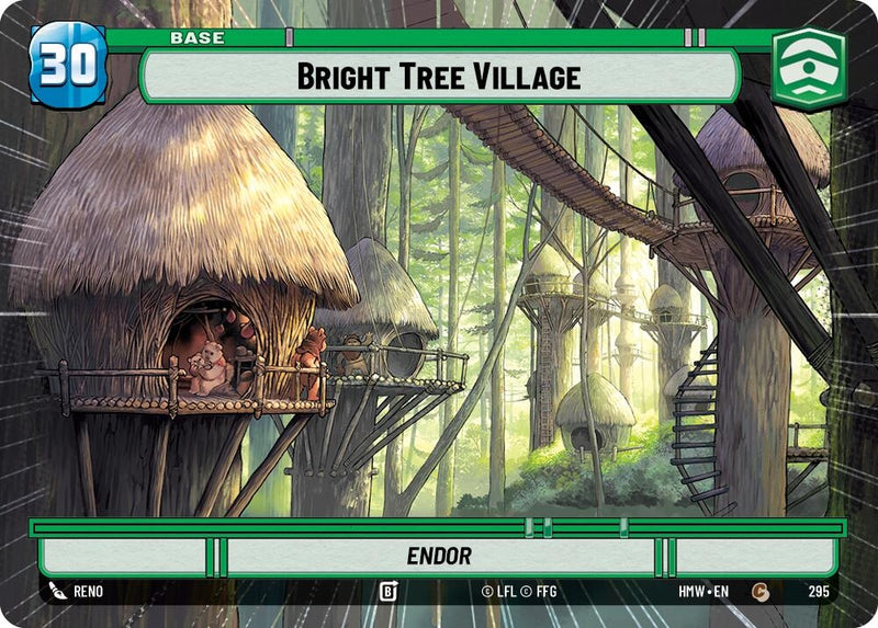 Image for Bright Tree Village // Beast (T08) (Hyperspace) (295 // T08/05) [Homeworlds] - Star Wars: Unlimited