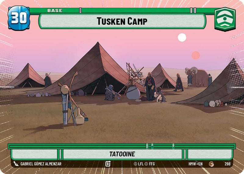Image for Tusken Camp // Beast (T09) (Hyperspace) (298 // T09/05) [Homeworlds] - Star Wars: Unlimited