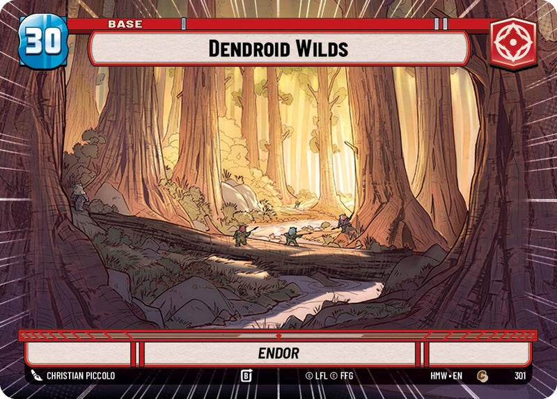 Image for Dendroid Wilds // Beast (T09) (Hyperspace) (301 // T09/05) [Homeworlds] - Star Wars: Unlimited