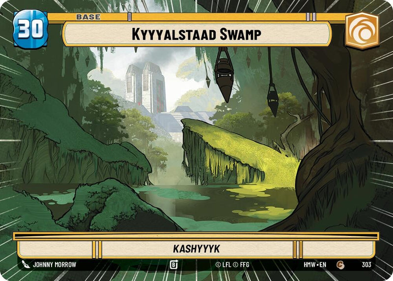 Image for Kyyyalstaad Swamp // Beast (T09) (Hyperspace) (303 // T09/05) [Homeworlds] - Star Wars: Unlimited