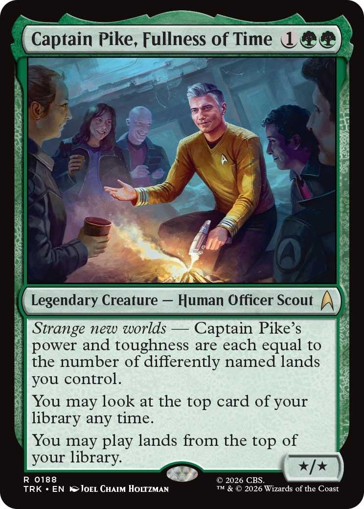 Image for Captain Pike, Fullness of Time (188) [Star Trek] - Magic: The Gathering