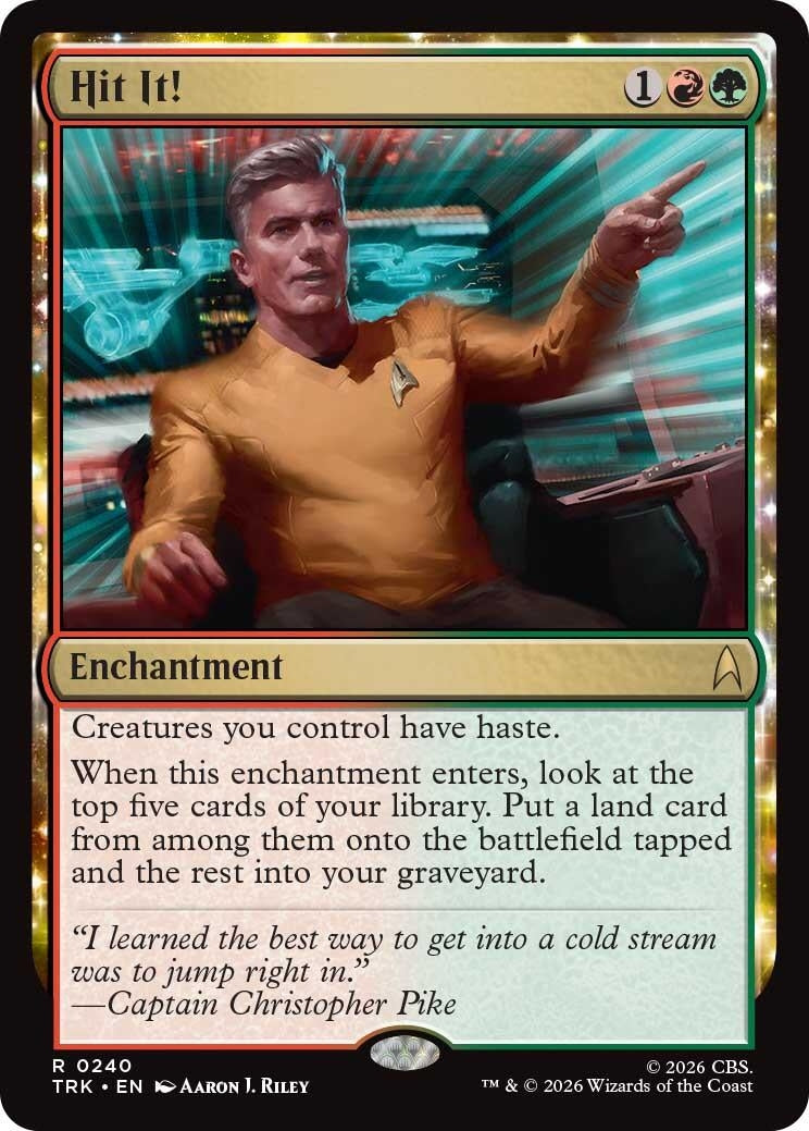 Image for Hit It! (240) [Star Trek] - Magic: The Gathering