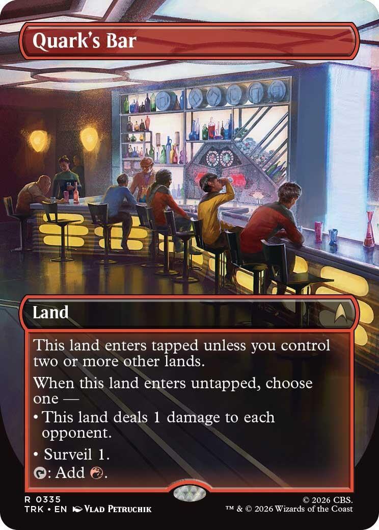Image for Quark's Bar (Borderless) (335) [Star Trek] - Magic: The Gathering