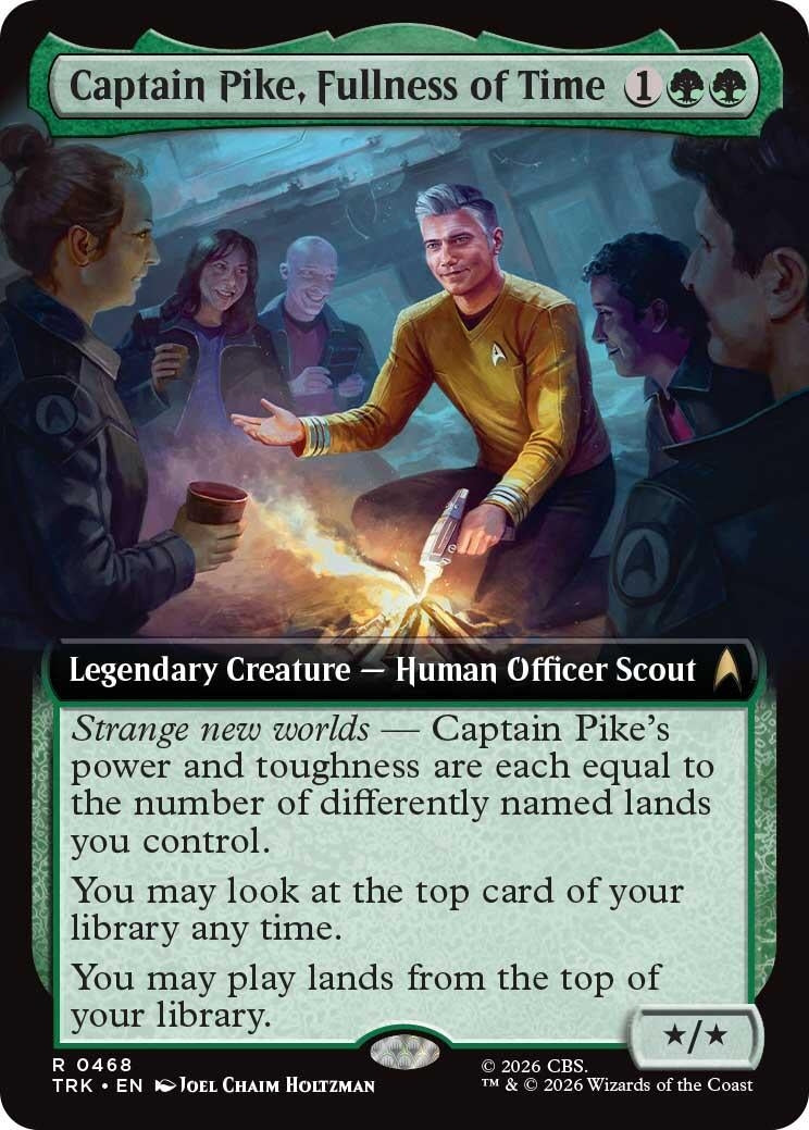 Image for Captain Pike, Fullness of Time (Extended Art) (468) [Star Trek] - Magic: The Gathering