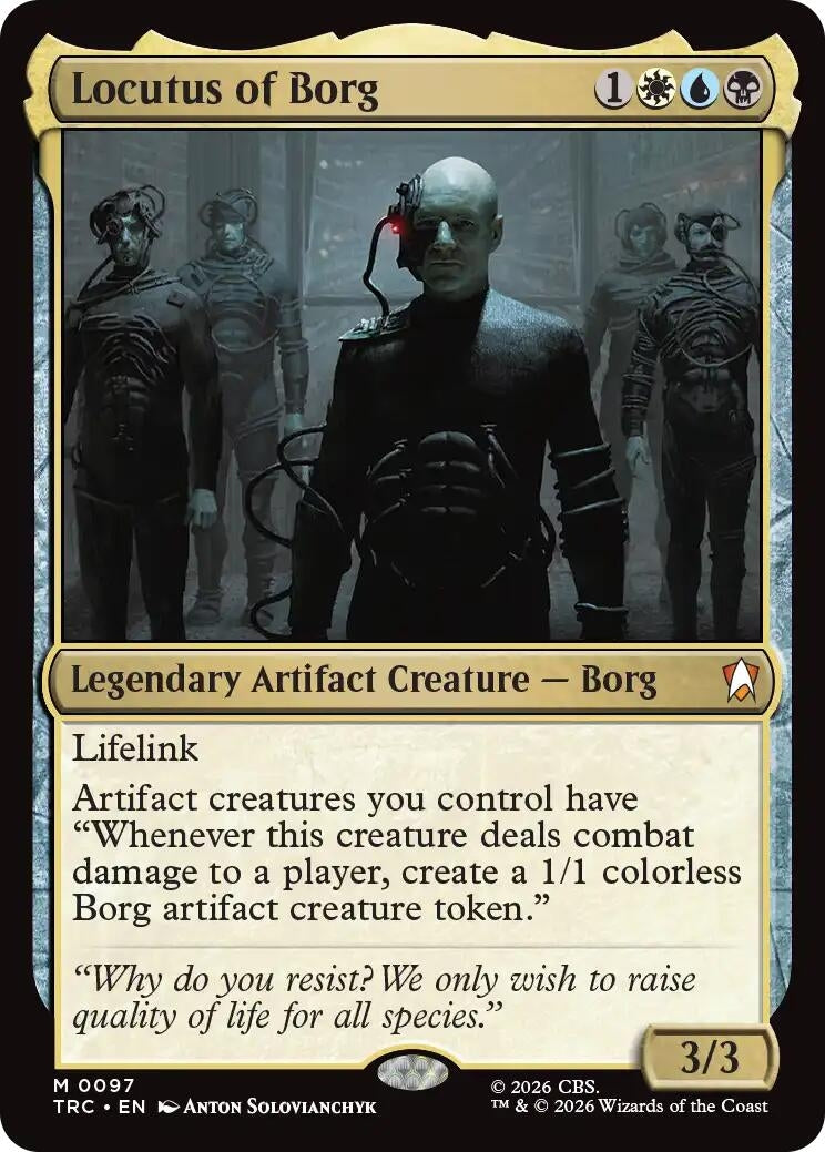 Image for Locutus of Borg (Surge Foil) (97) [Commander: Star Trek] - Magic: The Gathering