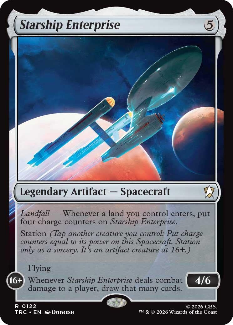 Image for Starship Enterprise (122) [Commander: Star Trek] - Magic: The Gathering