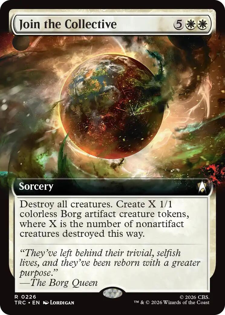 Image for Join the Collective (Extended Art) (226) [Commander: Star Trek] - Magic: The Gathering