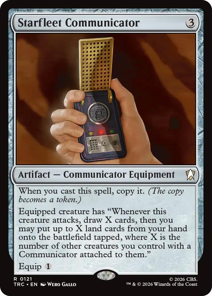 Image for Starfleet Communicator (121) [Commander: Star Trek] - Magic: The Gathering