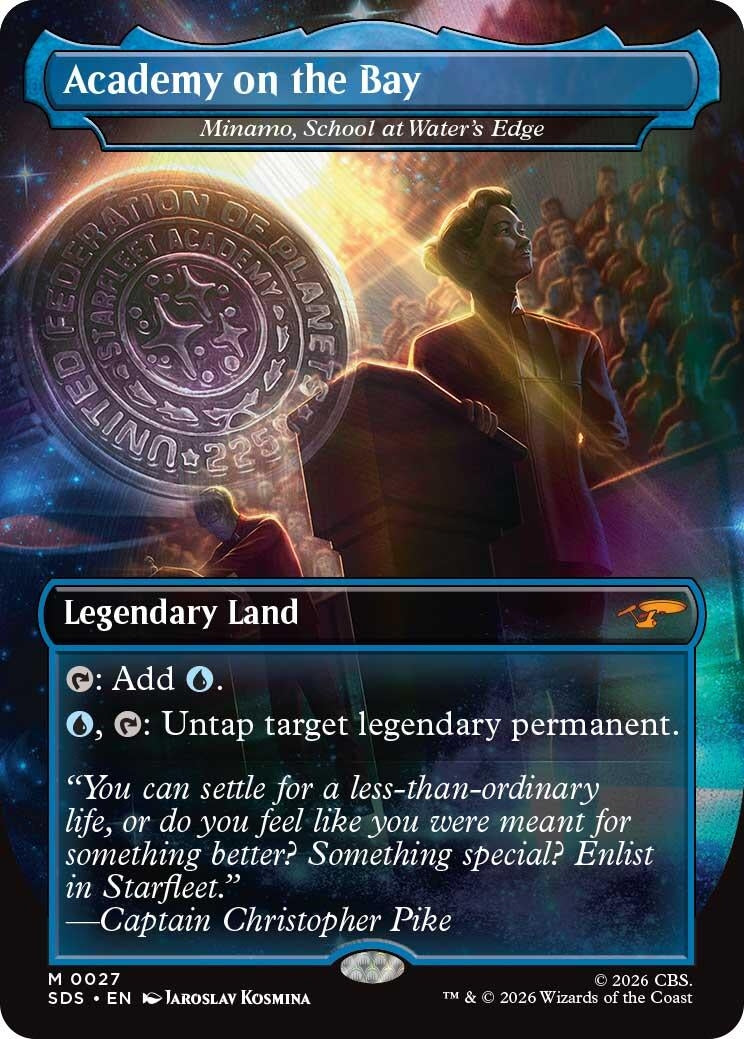 Image for Academy on the Bay - Minamo, School at Water's Edge (Borderless) (27) [Star Trek: Stardates] - Magic: The Gathering