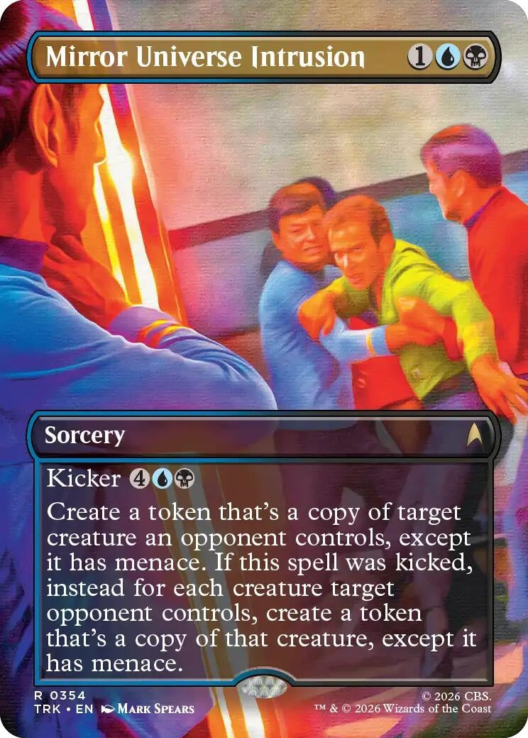 Image for Mirror Universe Intrusion (Borderless) (354) [Star Trek] - Magic: The Gathering