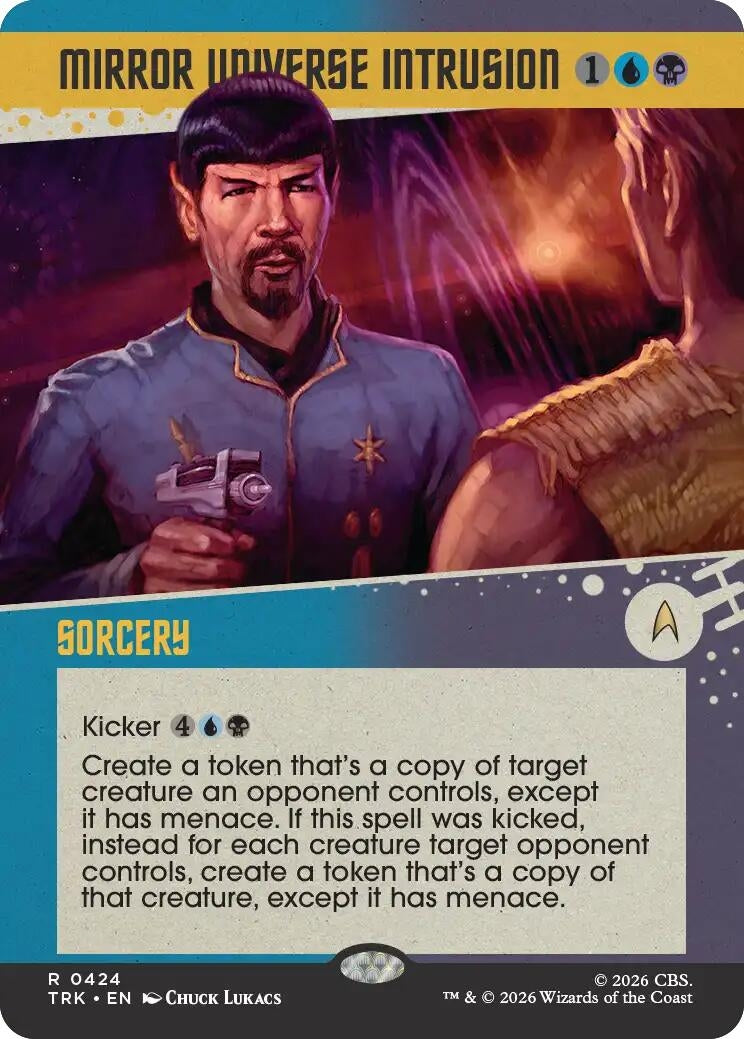 Image for Mirror Universe Intrusion (Showcase) (424) [Star Trek] - Magic: The Gathering