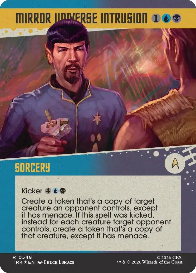 Image for Mirror Universe Intrusion (Showcase) (Surge Foil) (548) [Star Trek] - Magic: The Gathering