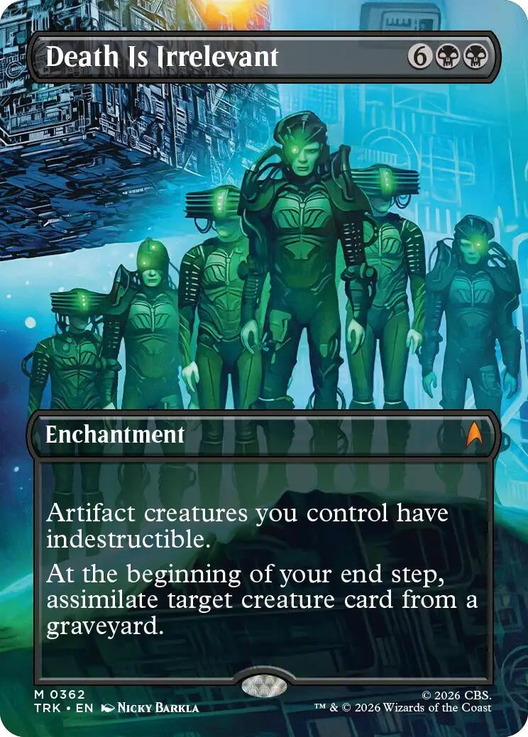 Image for Death Is Irrelevant (Borderless) (362) [Star Trek] - Magic: The Gathering
