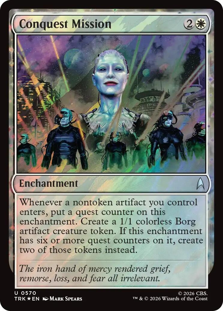 Image for Conquest Mission (Surge Foil) (570) [Star Trek] - Magic: The Gathering