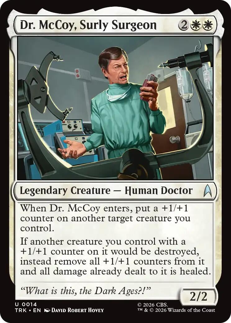 Image for Dr. McCoy, Surly Surgeon (14) [Star Trek] - Magic: The Gathering