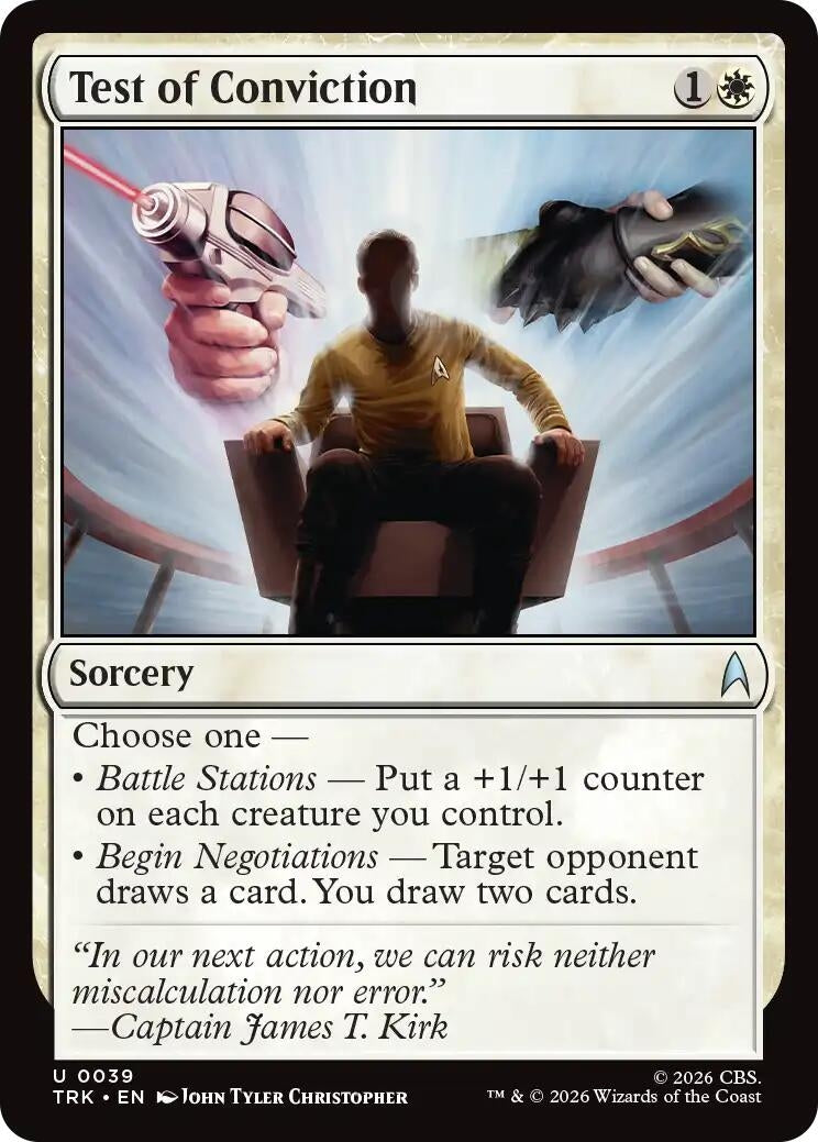 Image for Test of Conviction (39) [Star Trek] - Magic: The Gathering