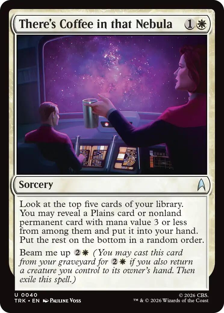 Image for There's Coffee in that Nebula (40) [Star Trek] - Magic: The Gathering