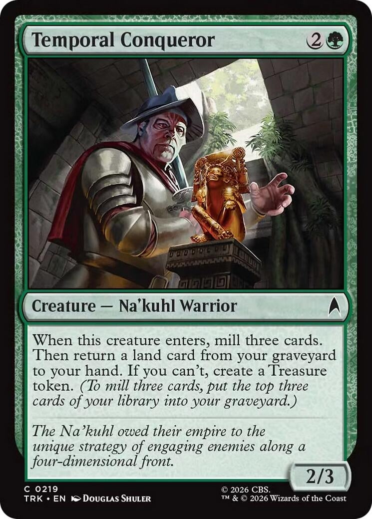 Image for Temporal Conqueror (219) [Star Trek] - Magic: The Gathering