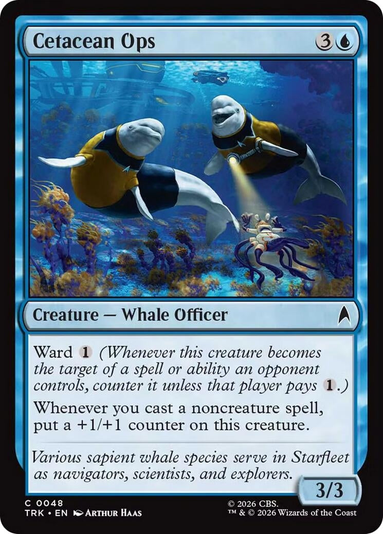 Image for Cetacean Ops (48) [Star Trek] - Magic: The Gathering
