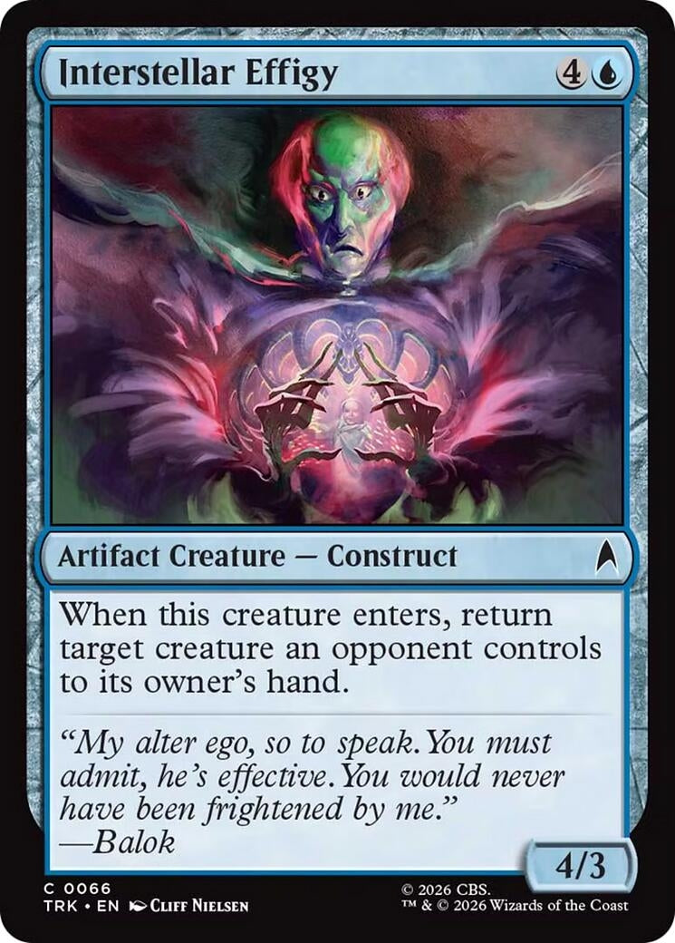Image for Interstellar Effigy (66) [Star Trek] - Magic: The Gathering