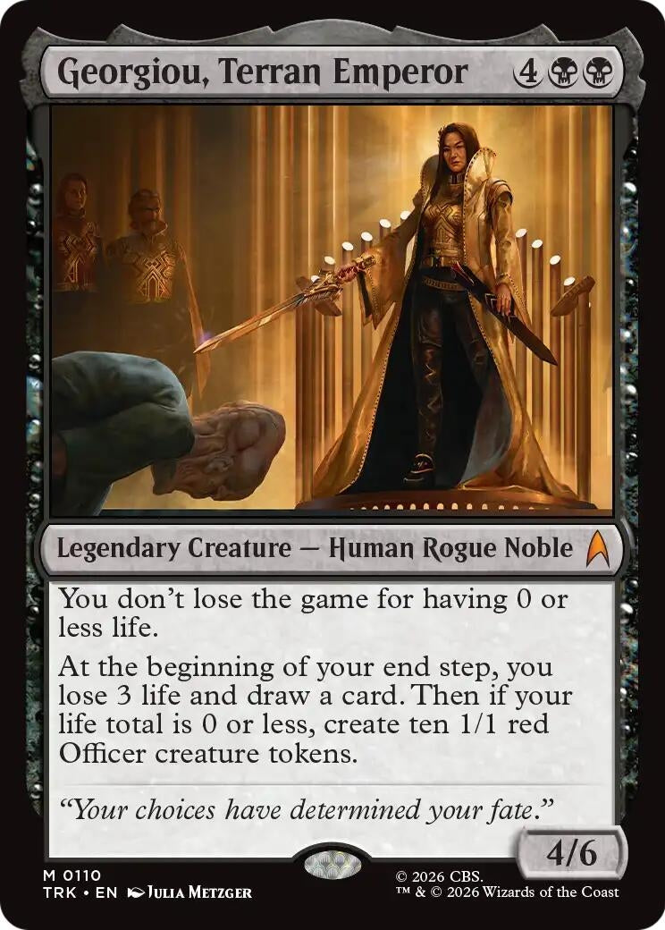 Image for Georgiou, Terran Emperor (110) [Star Trek] - Magic: The Gathering