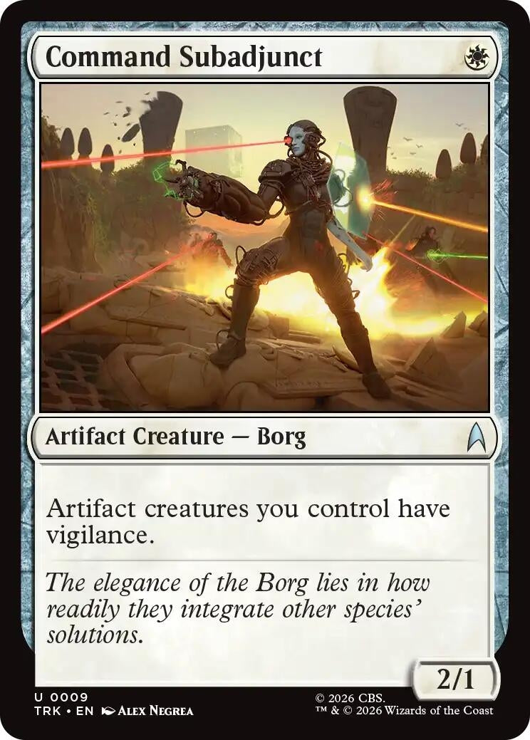 Image for Command Subadjunct (9) [Star Trek] - Magic: The Gathering
