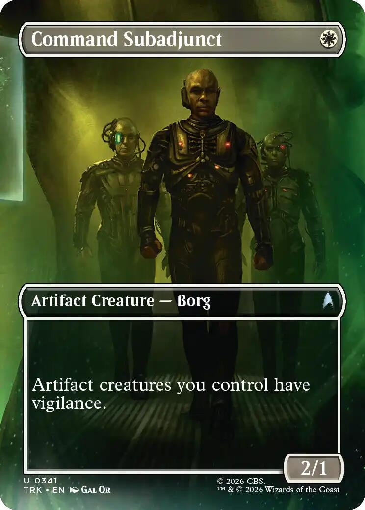 Image for Command Subadjunct (Borderless) (341) [Star Trek] - Magic: The Gathering
