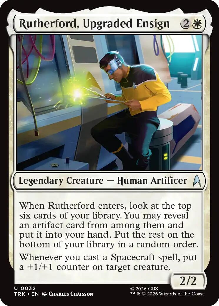 Image for Rutherford, Upgraded Ensign (32) [Star Trek] - Magic: The Gathering