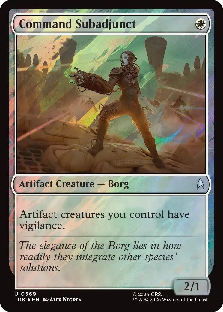 Image for Command Subadjunct (Surge Foil) (569) [Star Trek] - Magic: The Gathering