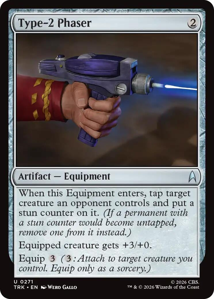 Image for Type-2 Phaser (271) [Star Trek] - Magic: The Gathering