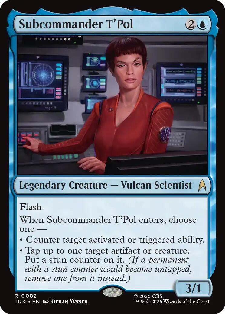 Image for Subcommander T'Pol (82) [Star Trek] - Magic: The Gathering