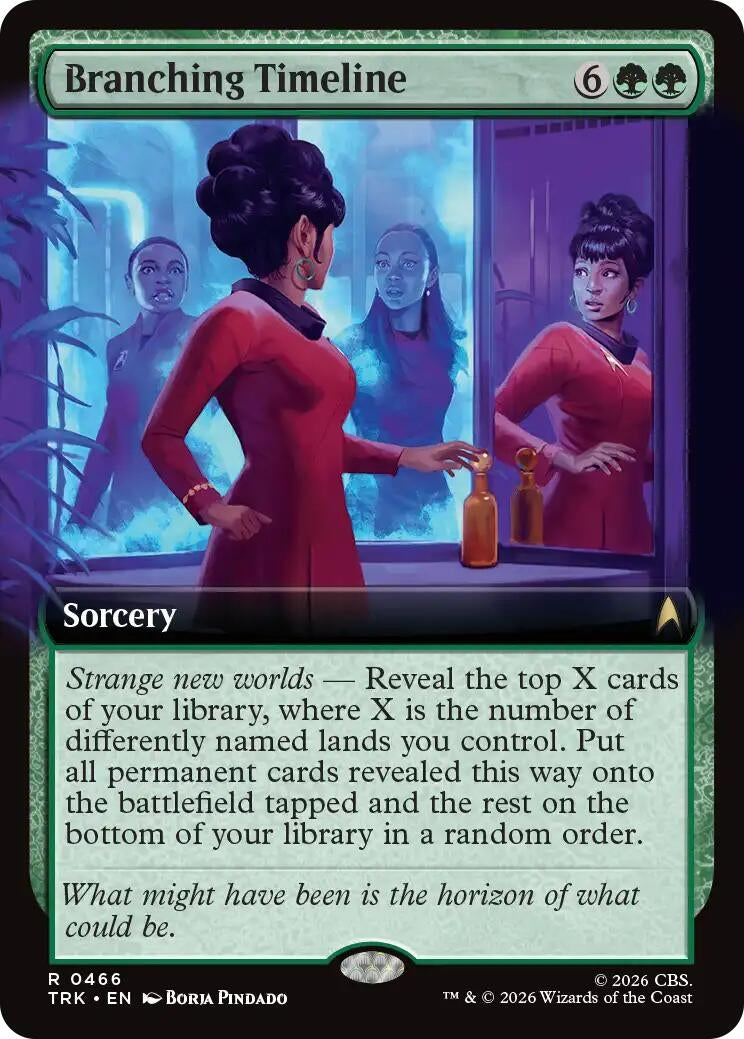 Image for Branching Timeline (Extended Art) (466) [Star Trek] - Magic: The Gathering